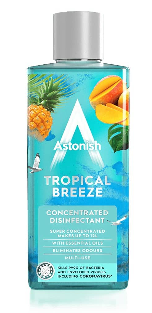 ASTONISH CONCENTRATED DISINFECTANT TROPICAL BREEZE 300ML