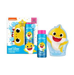 BABY SHARK BSH6253 GIFT SET BUBBLE BATH 250ML + WASH MITT