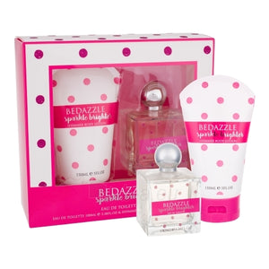 BEDAZZLE SPARKLE BIRGHTER SET EAU DE TOILETTE 100ML + SHIMMER BODY LOTION 150ML