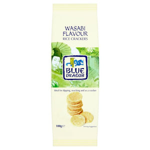 BLUE DRAGON RICE CRACKERS WASABI