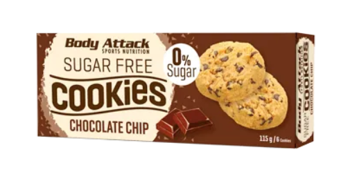 BODY ATTACK LOW SUGAR COOKIES CHOCOLATE CHIP