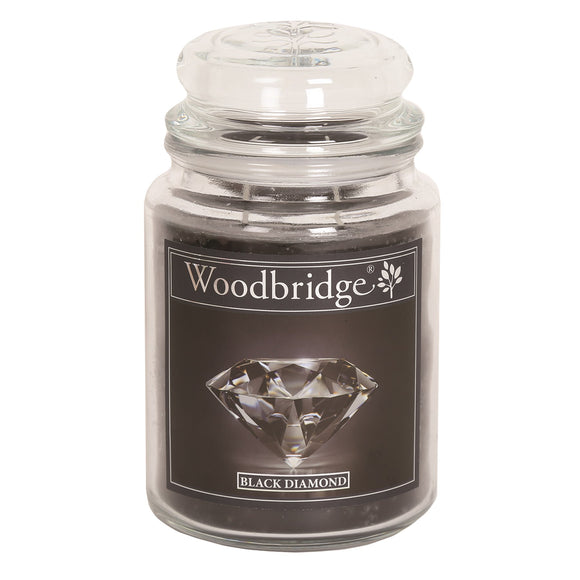 WOODBRIDGE MARBLE CANDLE BLACK DIAMOND 470G