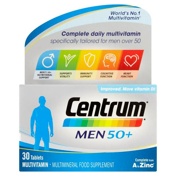 CENTRUM MEN 50+ X 30 TABLETS