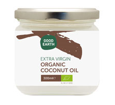 GOOD EARTH EXTRA VIRGIN ORGANIC COCONUT OIL 300ML