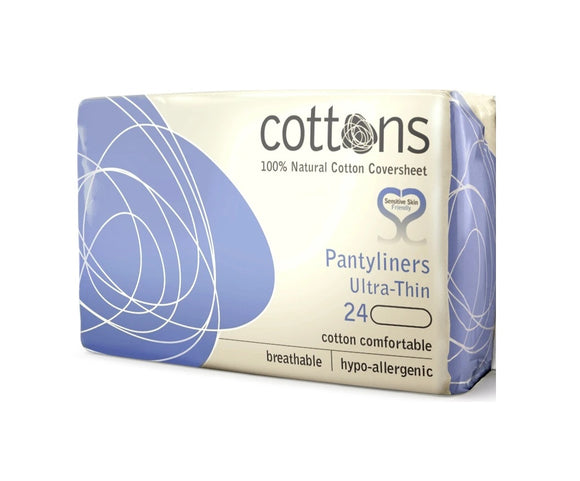 COTTONS ULTRA THIN PANTY LINERS LIGHT X 24