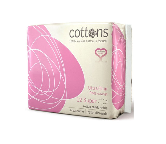 COTTONS ULTRA THIN SUPER WITH WINGS X 12