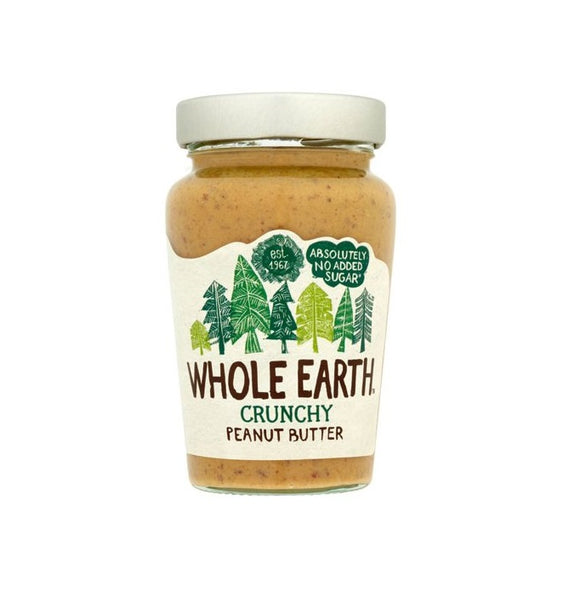 WHOLE EARTH CRUNCHY PEANUT BUTTER