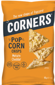 CORNERS POPCORN CRISPS MATURE CHEDDAR 85G