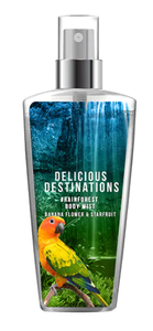 DELICIOUS DESTINATIONS BODY MIST - RAINFOREST 100ML