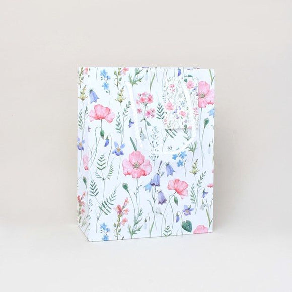 MOLLY & ROSE 0964 PRETTY FLORAL PRINT GIFT BAG SMALL
