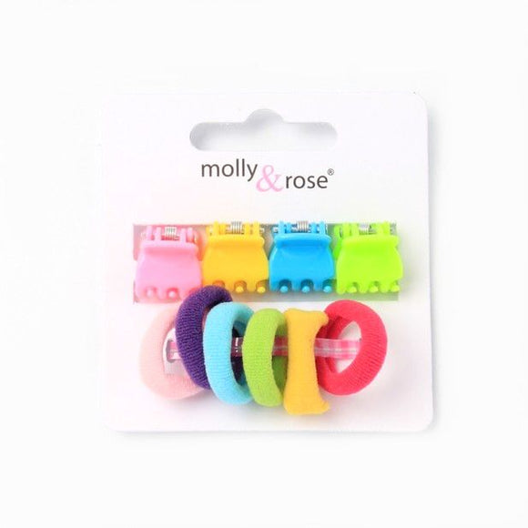 MOLLY & ROSE 8349 ELASTICS & MINI JAW CLIPS