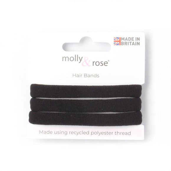 MOLLY & ROSE 8414 RECYCLED POLYESTER ELASTICS BLACK X 3