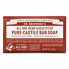 DR.BRONNERS PURE CASTILE BAR SOAP EUCALYPTUS