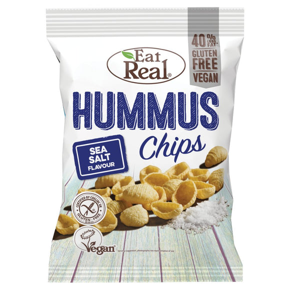 EAT REAL HUMMUS CHIPS SEA SALT