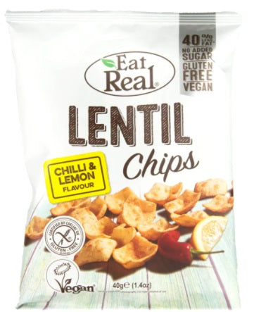 GF EAT REAL LENTIL CHILI LEMON CHIPS