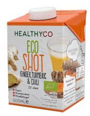 HEALTHYCO ECO SHOT GINGER FLAVOUR 500ML