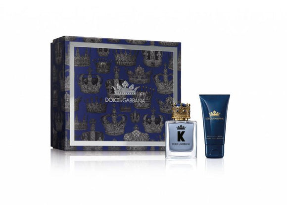 DOLCE & GABBANA K GIFT SET EAU DE TOILETTE 50ML + AFTERSHAVE BALM