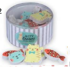 TRI-COASTAL KITTY EASER SET X 24 PIECES