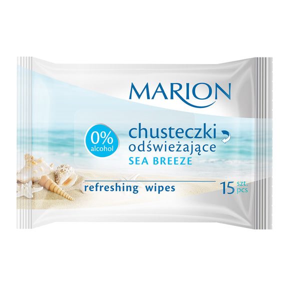 MARION 1061 SEA BREEZE REFRESHING WIPES X 15