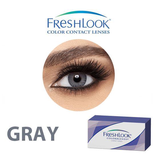 FRESHLOOK COLORBLENDS GRAY -0.00