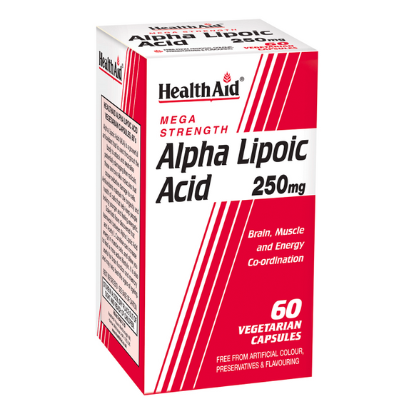 HEALTH AID ALPHA LIPOIC ACID 250MG 60