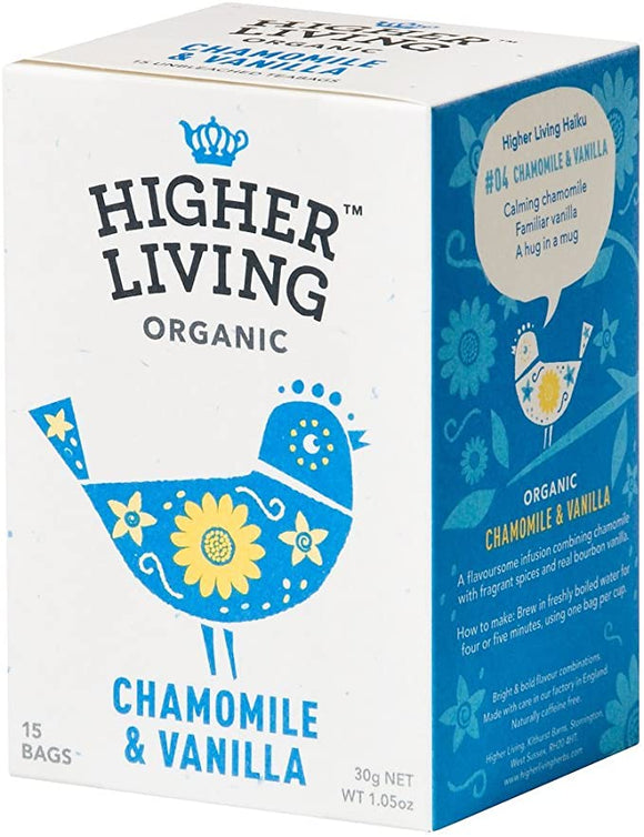 HIGHER LIVING CHAMOMILE & VANILLA TEA