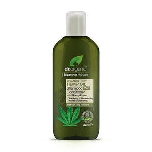 DR.ORGANICS HEMP OIL SHAMPOO + COND 265ML