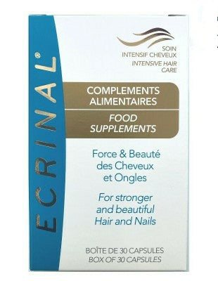 ECRINAL FOOD SUPPLEMENT FOR HAIR & NAILS X 30 CAPSULES