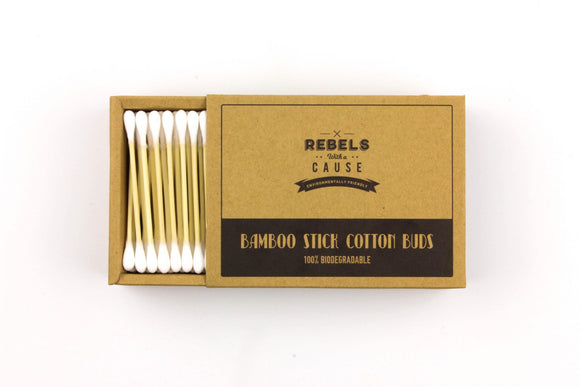 REBELS WITH A CAUSE BAMBOO STICK COTTON BUDS X 200