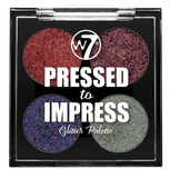 W7 PRESSED TO IMPRESS GLITTER PALETTE ALL THE RAGE