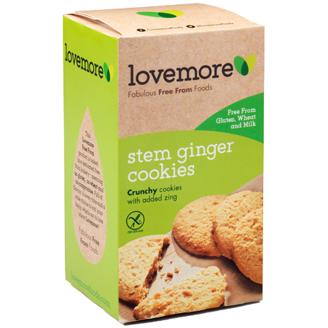 GF LOVEMORE STEM GINGER COOKIES 150 G