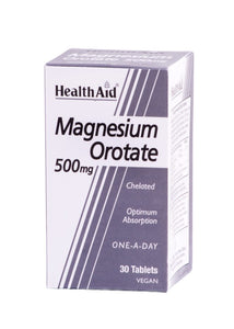 HEALTH AID MAGNESIUM OROTATE X30 TABLETS