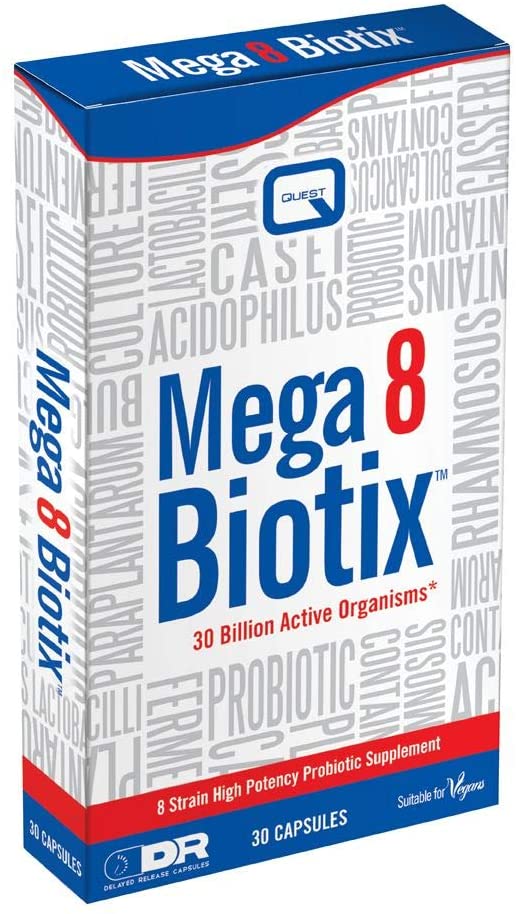 QUEST MEGA 8 BIOTIX X 30 CAPS