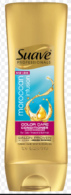 SUAVE MOROCCAN CONDITIONER FOR COLOURED HAIR 12.6 OZ