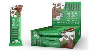 FULFIL VITAMIN & PROTEIN BAR MILK CHOCOLATE & MINT 55G