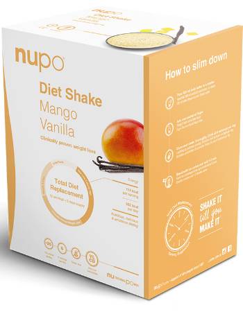 NUPO DIET SHAKE MANGO VANILLA 12 SERVINGS