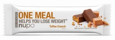 NUPO ONE MEAL BAR TOFFEE CRUNCH 60G