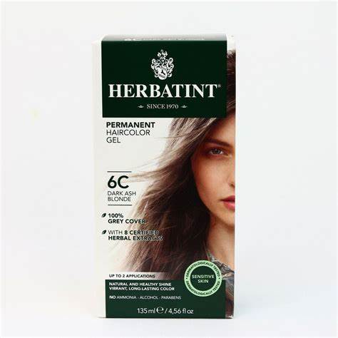 HERBATINT 6C ASH BLOND PERMANENT HAIR COLOUR