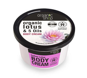 EUROBIO ORGANIC SHOP 2417E INDIAN LOTUS BODY CREAM 250ML