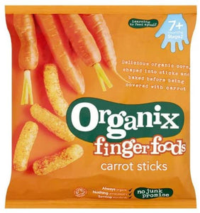 ORGANIX FINGER FOODS CARROT STICKS 20G