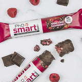 PHD SMART BAR DARK CHOCOLATE RASPBERRY 64G