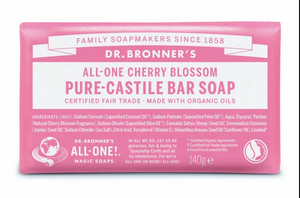 DR.BRONNERS PURE CASTILE BAR SOAP CHERRY BLOSSOM