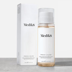 MEDIK8 PRESS & GLOW DAILY EXFOLIATING PHA TONIC WITH ENZYME ACTIVATOR 200ML