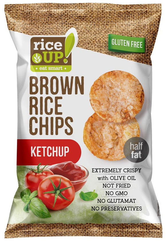 RICE UP BROWN RICE CHIPS KETCHUP 25G