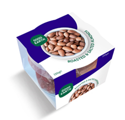 GOOD EARTH ROASTED & SALTED ALMONDS 150G