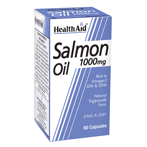 HEALTH AID SALMON OIL 1000MG X60 CAPSULES