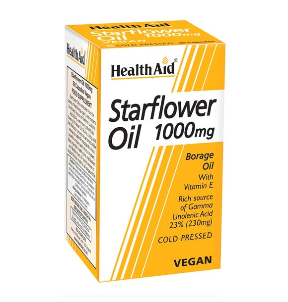 HEALTH AID STARFLOWER OIL 1000MG X60