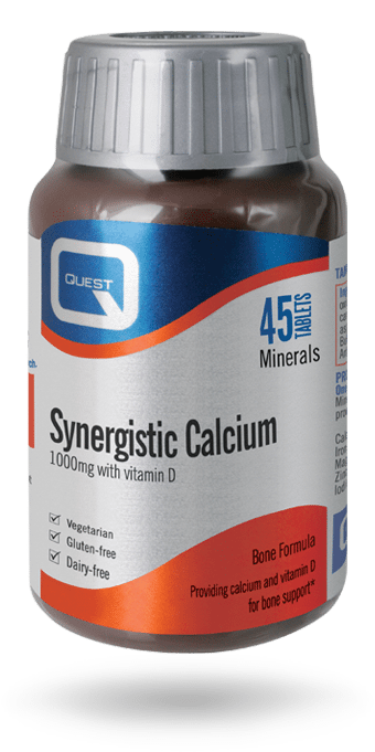 QUEST SYNERGISTIC CALCIUM 1000MG X 45 TABS