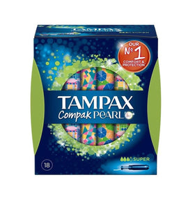 TAMPAX COMPAK PEARL SUPER X18