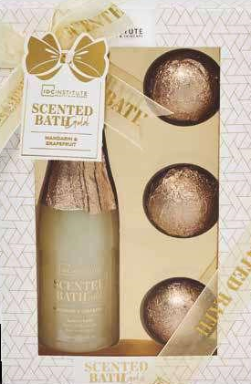 IDC INSTITUTE 98177 SCENTED BATH GOLD X 4 PCS